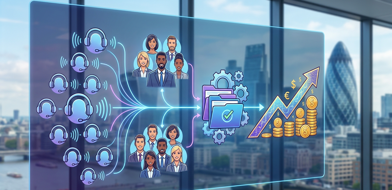 KomTek VoIP network connecting teams across London and the UK